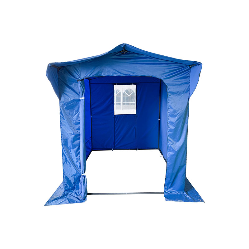 Sklopivi šator Pro Struktura serija 50 mm aluminij + 4 dvostruke strane PVC 520G/m² TARP za profesionalne potrebe ili svakodnevnu upotrebu plava