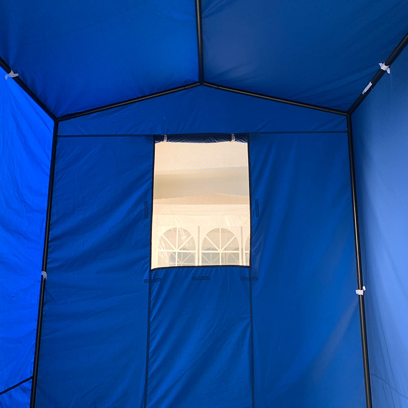 Sklopivi šator Pro Struktura serija 50 mm aluminij + 4 dvostruke strane PVC 520G/m² TARP za profesionalne potrebe ili svakodnevnu upotrebu plava